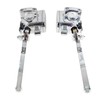 25mm Chrome Universal Motorcycle Left Right Handlebar Hydraulic Clutch Brake