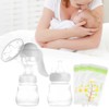 Manual Suction Breast Pump Adjustable Painless Baby Infant Feeding Milk