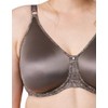 Wonderbra Womens Side Shaping Seamless Underwire Bra, Deep Taupe, 40DD