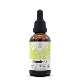 Bloodroot Alcohol-Free Natural Tincture Extract, Immune System Booster, Liquid Drops Made from 100% Bloodroot (Sanguinaria Canadensis) Dried Root (2 fl oz)