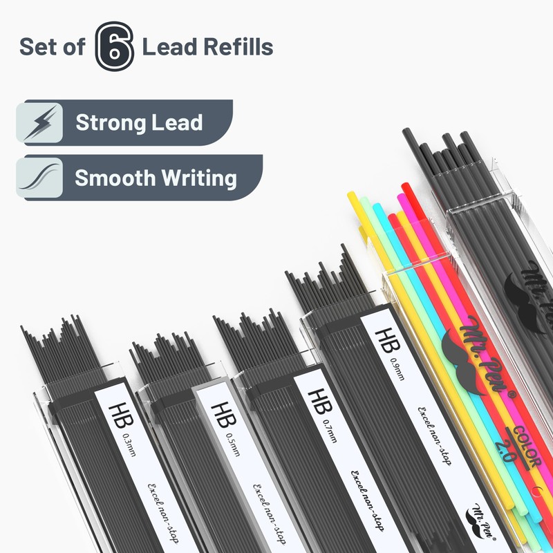 Mr. Pen- Metal Mechanical Pencil Set with Lead and Eraser