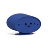 NEWGATE® ‘Ronnie’ Retro Oval Alarm Clock in Blue Soft Touch