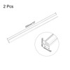 sourcing map 2pcs Acrylic Square Rods 3/8" x 10" Clear