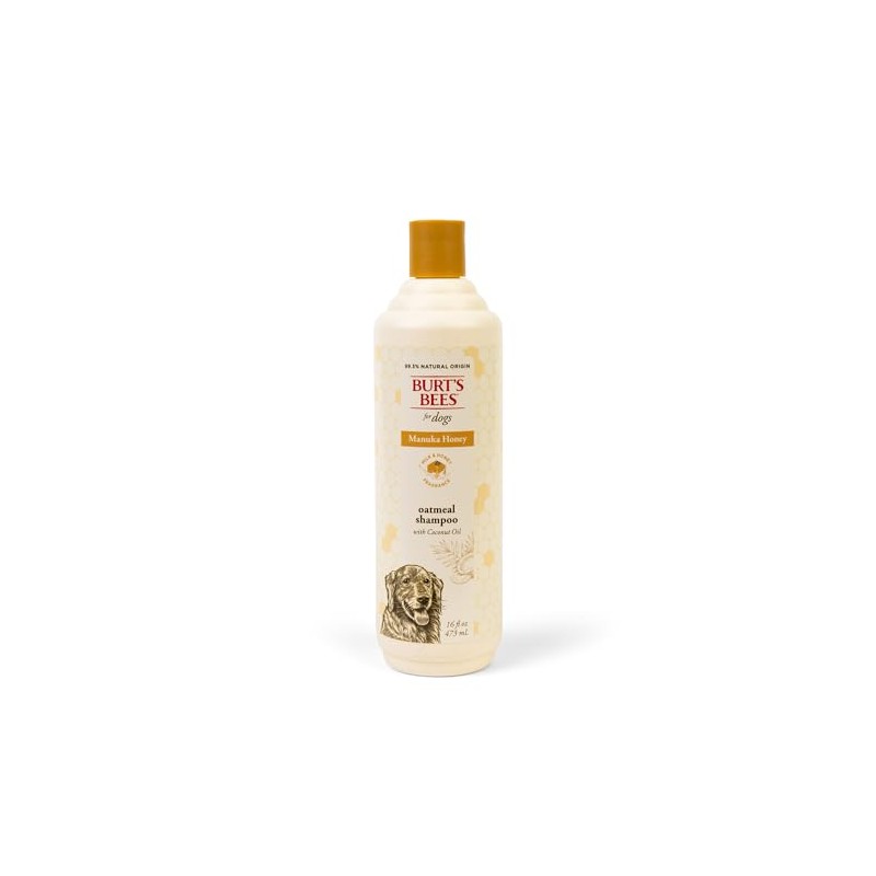 Burt’s Bees Manuka Honey Oatmeal Shampoo for Dogs with Coconut