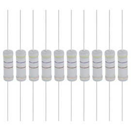 YOKIVE 10 Pcs 470 Ohm 5 Watts Metal Oxide Film Resistor, 5% Tolerance Resistor Axial Lead | Flame Proof for DIY Electronic Circuits, Audio-Video Projects