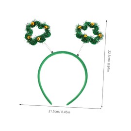 Healeved St Patricks Day Shamrock Headband for Women Green Striped Costume Accessory for Party Decorations and Festive Celebrations Symbol of Luck and Versatile Wear