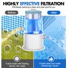 KimFilter Glowing 1000 GPH Above Ground Pool Filter Pump with