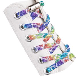 SULPO Flat Shoelaces without Tying – Elastic Shoelaces with Metal Capsules – Laces Quick Release – Rubber Shoelaces for Adults and Children – Shoe Laces without Tying