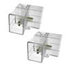 cezelux 2 Pack Hexagon Garage Light Connectors 90° L-Connector 2