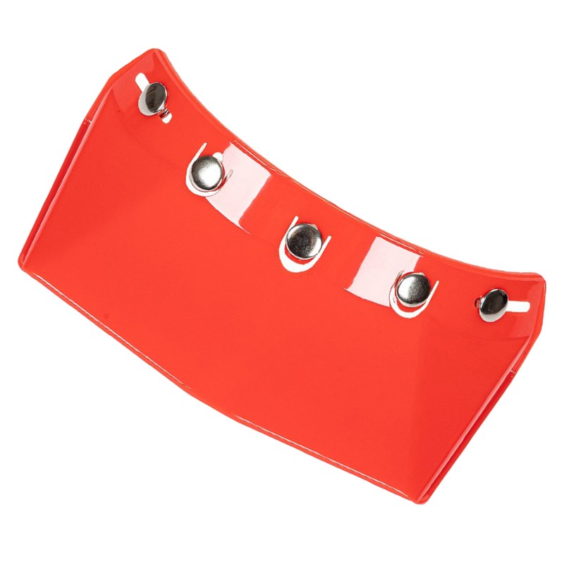 Universal 5-Snap Visor for Open Face Motorcycle Helmet Wind Flip