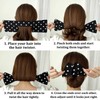 FOSDICK Pack of 4 Twister Headbands, Magic Hair Bun Maker