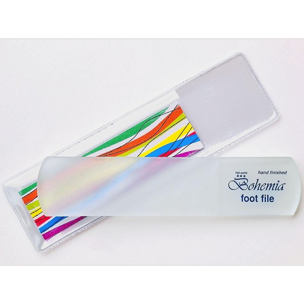 1 p Czech Glass foot (pedicure) file 160/6mm-PROFI/Bohemia Glass Nail