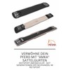 AMKA Short Waffle Neoprene Strap with Elastic and Roller Buckles,