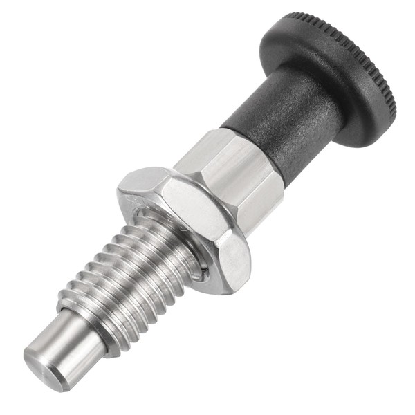 PATIKIL Push Fit Ball Nose Spring Plunger, M12x1.75 Spring Return