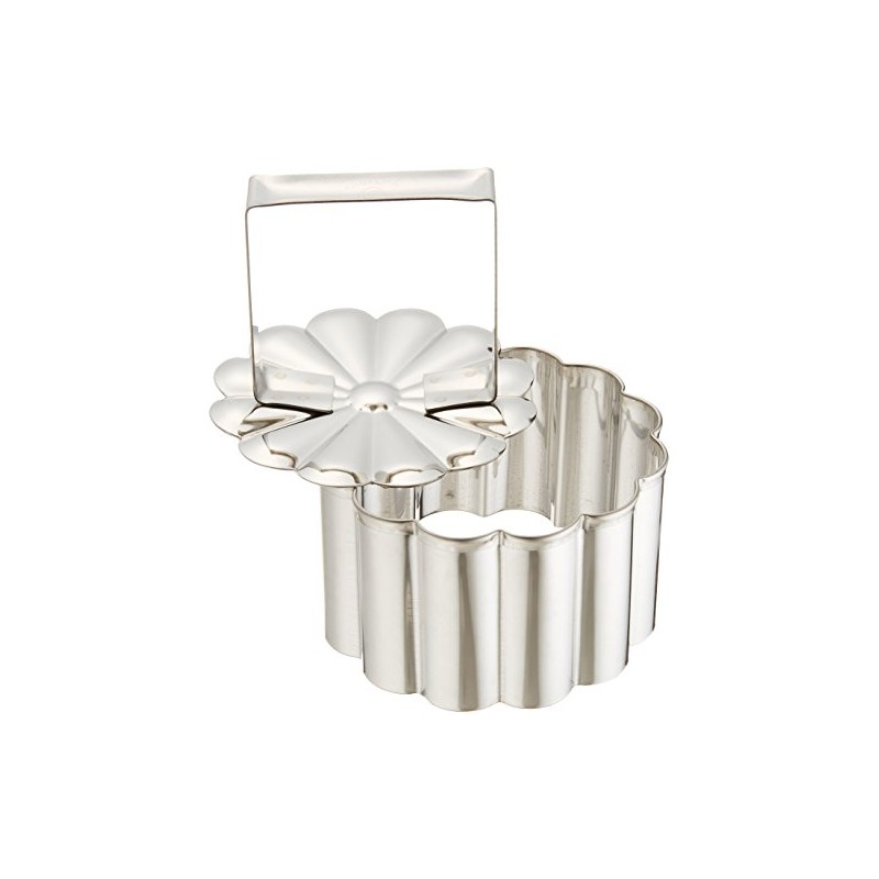 Kanda Kan 000213 Rice Mold Pressing Mold Stainless Steel Chrysanthemum
