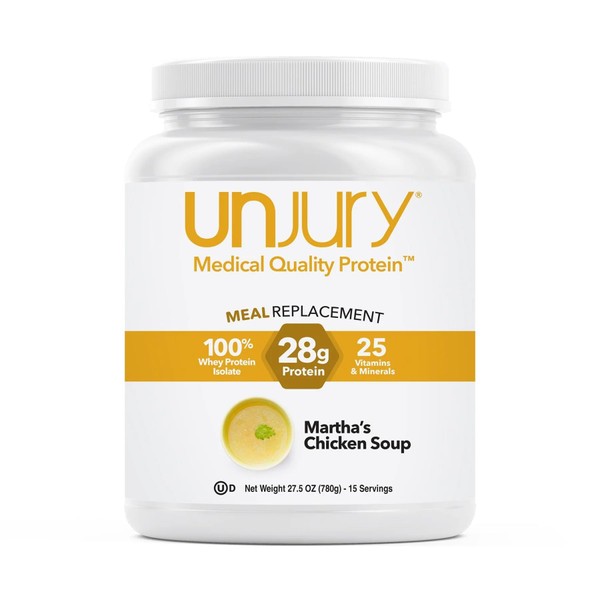 Unjury Meal Replacement Powder | Chicken Soup | 28g Protein