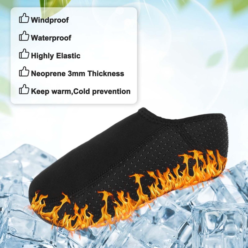 Palksky 1 Pairs Neoprene Cold Plunge Socks, Ice Bath Socks,