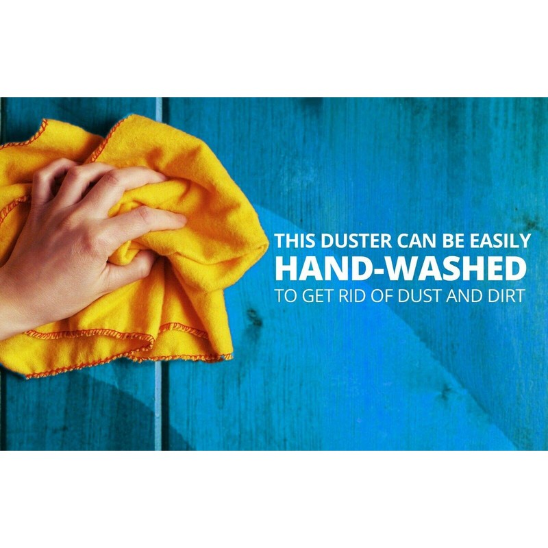 Jumbo Yellow Duster 100% Cotton Cleaning Cloth For Cleaning Thick