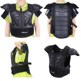 Webetop Kids Dirt Bike Chest Protector Motocross Adjustable Youth Chest Protector Shock-Resistant Dirt Bike Gear for ATV, Cycling