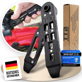 TTB Bicycle Multitool Tool Including Tyre Lever, Ultralight, Handy & Small [Mountain Bike] Bike Sport Outdoor