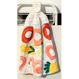 Handy Handmade Crochet Top Hanging Kitchen Towels - WATER FLOATIES