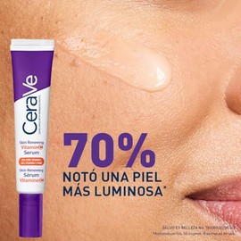 CeraVe Skin Renewing Vitamina C Sérum Facial, Todo Tipo de Piel, 30 ml                                                                                