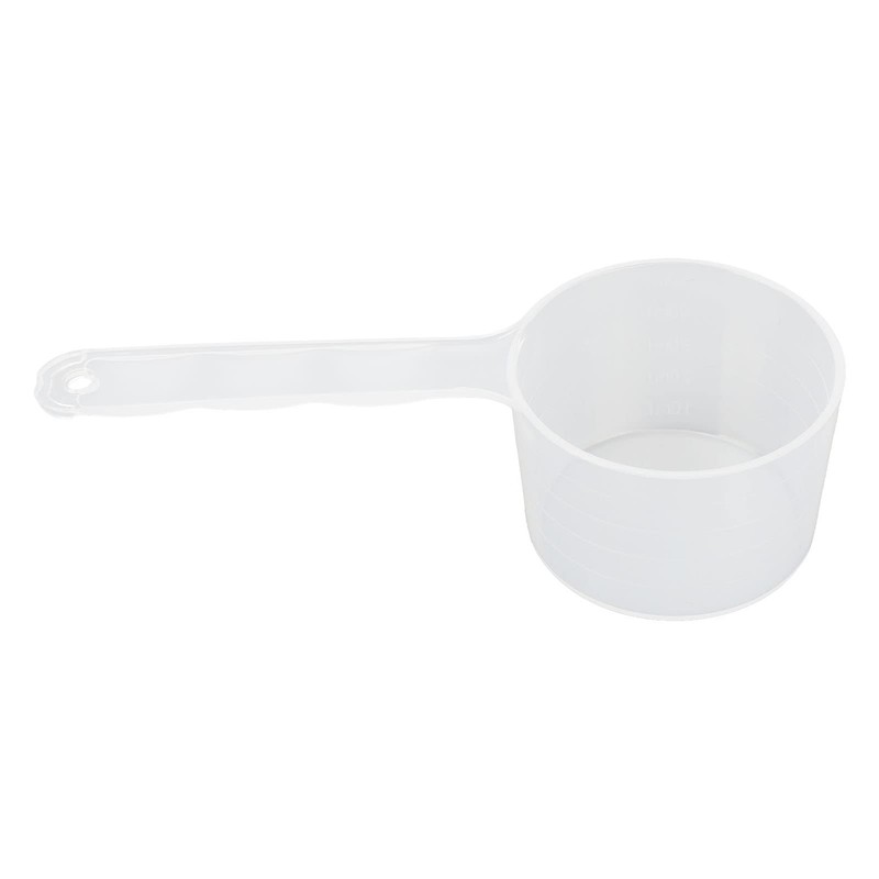 10 Cucharas Medidoras Transparentes con Escala, Cucharas Medidoras Reutilizables deLargo