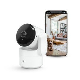 Garza Smart Indoor 360° Surveillance Camera Smart IP WiFi 2.4GHz, 1080 HD, Night Vision, Motion Detection, Privacy Mode, Remote Control via App