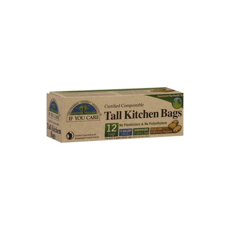 If You Care Tall Kitchen Bags 12 Bags