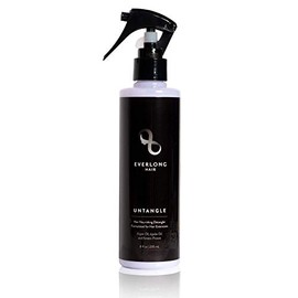 everlong Acondicionador Desenredante Desenredante Desenredante para Extensiones de Cabello y Pelucas, Infundido Con Proteína de Queratina, Aceite de Argán y Jojoba, Seguro para Todo Tipo de Cabello, I