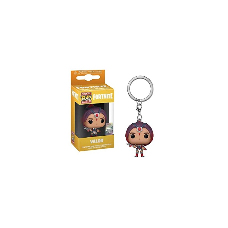 Funko Pop! Keychain: Fortnite - Valor Toy, Multicolor