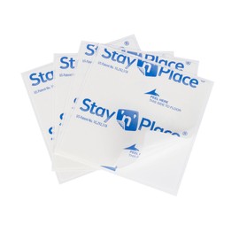 ROBERTS 50-547 Stay N' Place 4 in. x 4 in. Rug Tabs (4-Pack), White