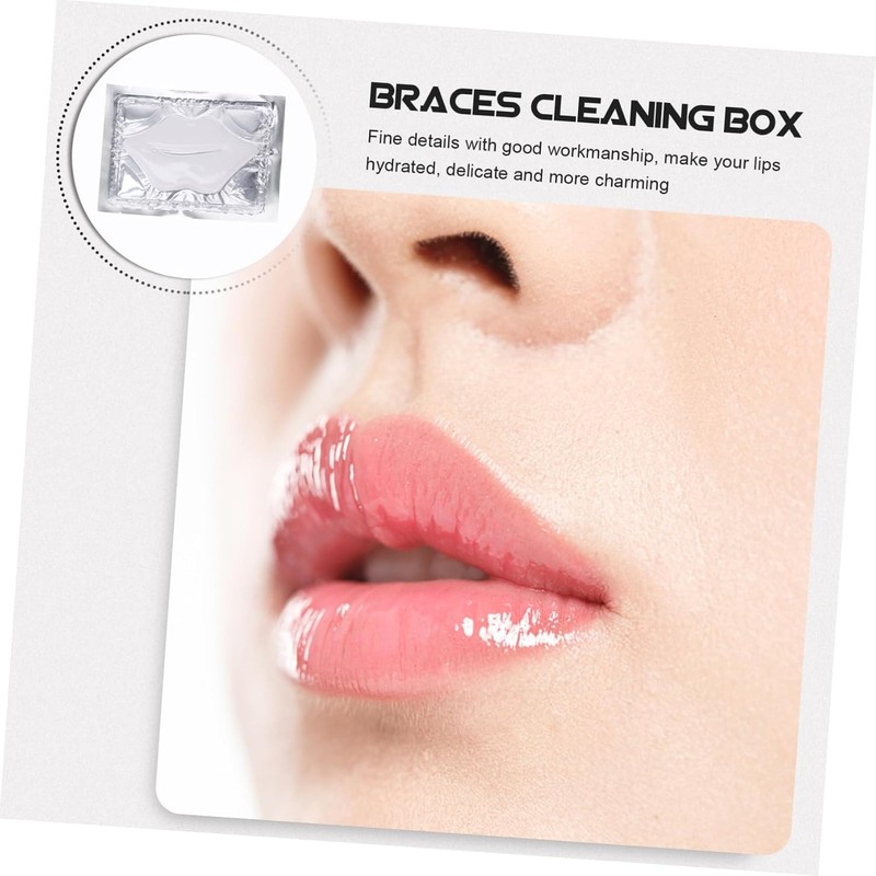 Mascarilla Labial 25 Piezas de Fibra Vegetal, Hidratante y Exfoliante