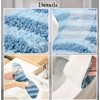 2Pairs Thick Warm Cushioned Toilet Seat Cover | Stick-On Washable