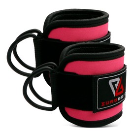 EUROBRIT ENTERPRISE Euro Brit Ankle Straps For Cable Machine Attachment Gym Ankle Strap For Kickbacks, Double D Ring Ankle Cuffs Glute Workout, Legs Exntension Gym Exercise For Men And Women.