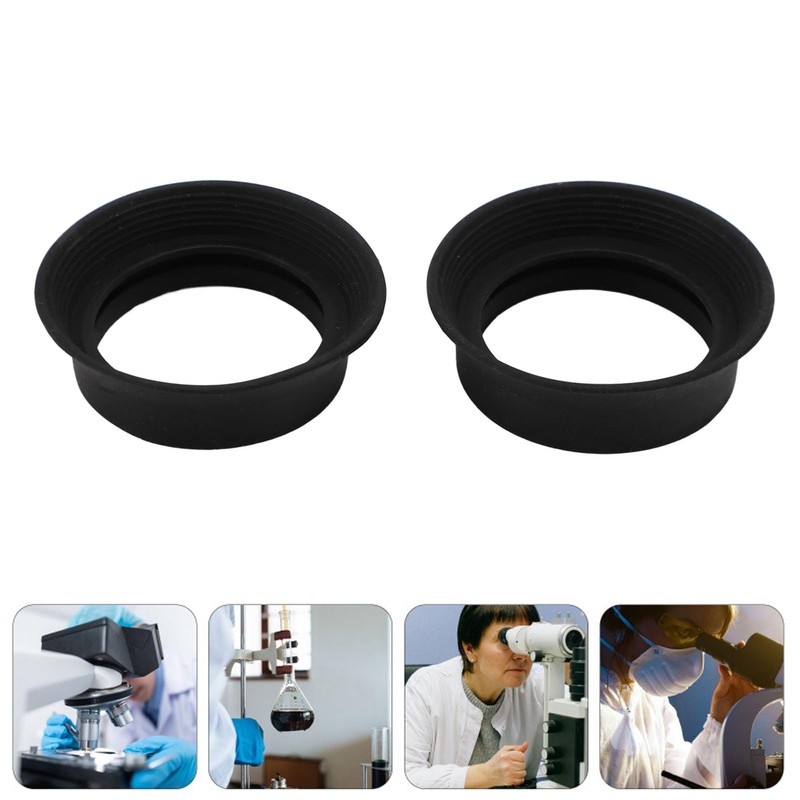 2 Pcs Scope Eyepiece Eyecup Foldable Soft Rubber Eyepiece Cover