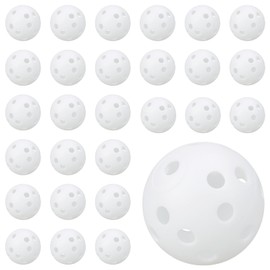 28 Pcs Practice Golf Balls, 42mm Plastic Golf Balls With 26 Hollows, For Swing Practice, Golf Driving Ranges, And are A Good Choice for Beginners Who are Just Learning to Play Golf.