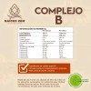 Complejo B Raíces Zen 640mg 120 Cápsulas Sin Sabor Suplemento