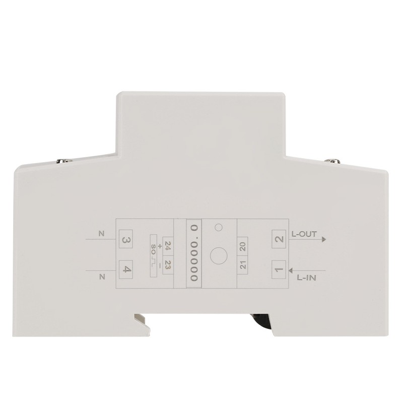 10(40)A Digital 1 phase 2 Wire 2P Din Rail Electric