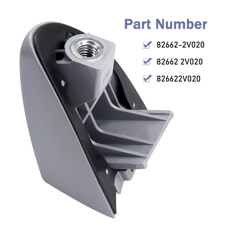 Panwarmoll Front Passener Side Outside Handle Cover Fit for Hyundai