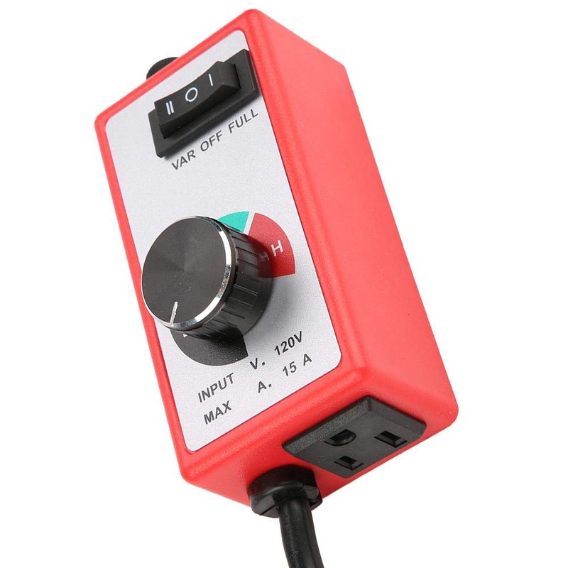 Speed Controller,Jarchii Variable Rate Governor, 120V Electric Motor Rheostat Router