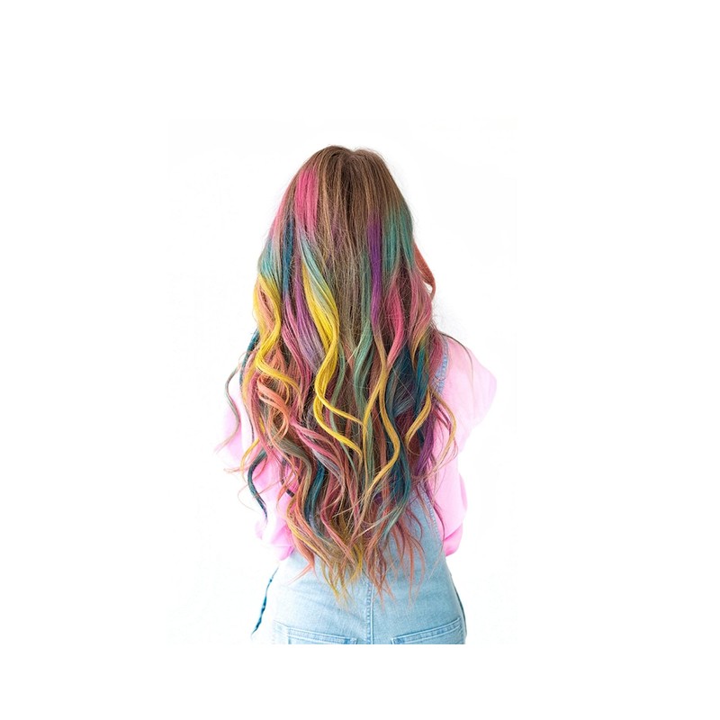 Weddecor Step Disposable Party 6 Colors Hair Colouring Chalk Non-toxic Tool,