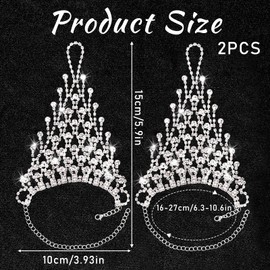 FdcZeyxior Rhinestone Fingerless Gloves Silver Glitter Gloves Crystal Wedding Short Glove Tassel Gloves Party Prom Hand Chain Accessories Adjustable Hand Jewelry for Women