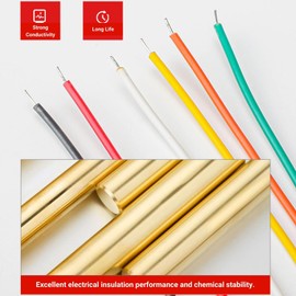 Jadeshay JST Connector, 10 Pairs JST Connectors, JST Connection Cable, JST 2.0 mm 8-Pin Male with 300 mm 26AWG Cable Wire