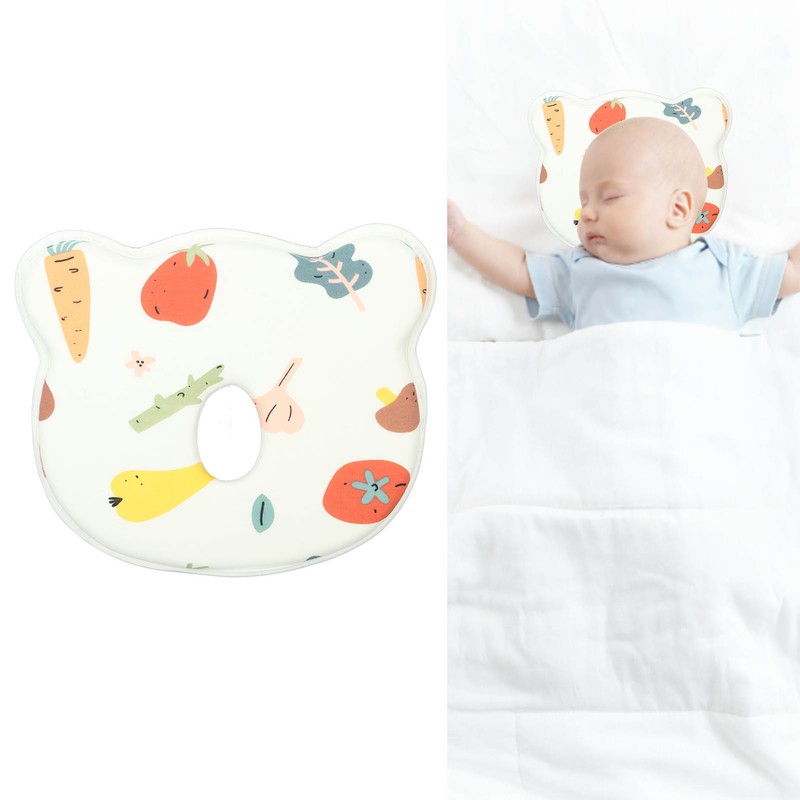 Baby Head Shaping Pillow Prevent Flat Head Cartoon Pattern Soft