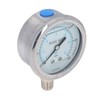 Pressure Gauge 1/4 NPT Accuracy Level 2.5 Transparent Dial Vacuum