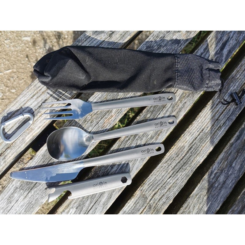 Origin Outdoors Unisex - Adult Titan Bundeswehr Cutlery, Multicoloured, One