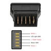 Toggle Switch Rocker Switch On/Off/On Momentary with Green Lamp DC12V