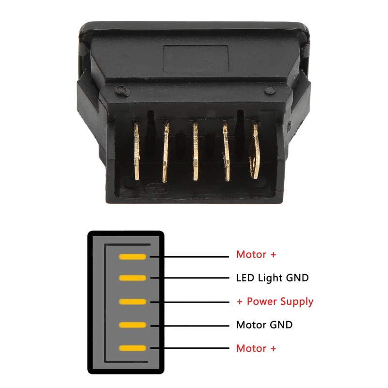 Toggle Switch Rocker Switch On/Off/On Momentary with Green Lamp DC12V