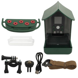 Smart Bird Feeder Camera IP66 Waterproof 1080P HD Night Vision Bird Watching Camera with PIR Motion Detection